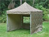 Pop up gazebo FleXtents PRO 3x3 m Camouflage/Military, incl. 4 sidewalls Pop up gazebo FleXtents PRO 3x3 m Camouflage/Military, incl. 4 sidewalls