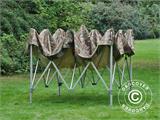 Pop up gazebo FleXtents PRO 3x3 m Camouflage/Military, incl. 4 sidewalls