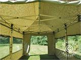 Namiot Ekspresowy FleXtents PRO 3x6m Kamuflaż/Wojskowy, mq 6 ściany boczne