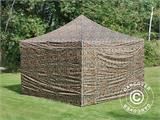 Gazebo pieghevole FleXtents PRO 4x4m Camouflage, inclusi 4 fianchi Gazebo pieghevole FleXtents PRO 4x4m Camouflage, inclusi 4 fianchi