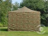 Gazebo pieghevole FleXtents PRO 4x4m Camouflage, inclusi 4 fianchi Gazebo pieghevole FleXtents PRO 4x4m Camouflage, inclusi 4 fianchi