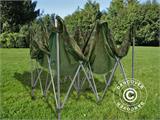 Pop up gazebo FleXtents PRO 4x4 m Camouflage/Military, incl. 4 sidewalls