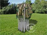 Tente Pliante FleXtents PRO 4x6m Camouflage, avec 8 cotés