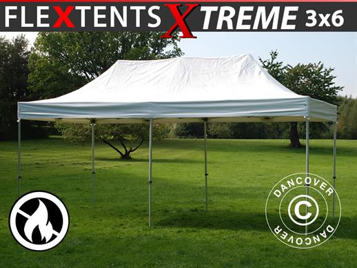 Tente Pliante FleXtents Xtreme 50 Heavy Duty 3x6m, Blanc