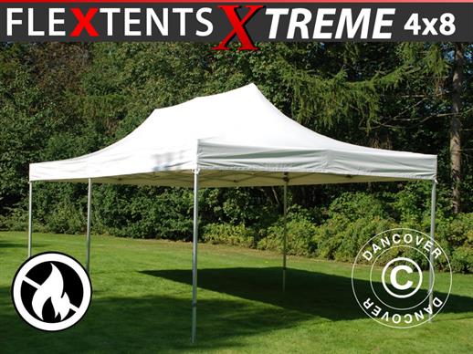 Tenda Dobrável FleXtents Xtreme 50 Heavy Duty 4x8m, Branco