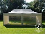 Vouwtent/Easy up tent FleXtents Xtreme 50 Heavy Duty 4x8m Wit, inkl. 6 Zijwanden