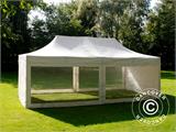 Tente Pliante FleXtents Xtreme 50 Heavy Duty 4x8m Blanc, avec 6 cotés