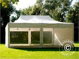 Tente Pliante FleXtents Xtreme 50 Heavy Duty 4x8m Blanc, avec 6 cotés