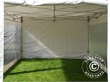 Tente Pliante FleXtents Xtreme 50 Heavy Duty 4x8m Blanc, avec 6 cotés