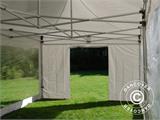 Gazebo pieghevole FleXtents Xtreme 50 Heavy Duty 4x8m Bianco, inclusi 6 fianchi