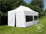 Gazebo pieghevole FleXtents PRO 3x6m Bianco, inclusi 6 fianchi