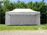 Faltzelt FleXtents PRO 3x6m Weiß, mit 6 Seitenwänden