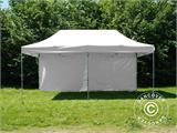 Gazebo pieghevole FleXtents PRO 3x6m Bianco, inclusi 6 fianchi