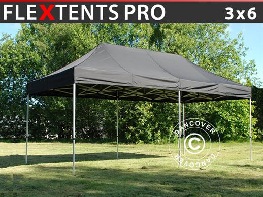 Tente Pliante FleXtents PRO 3x6m Noir