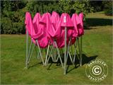 Pop up gazebo FleXtents PRO 3x3 m Pink