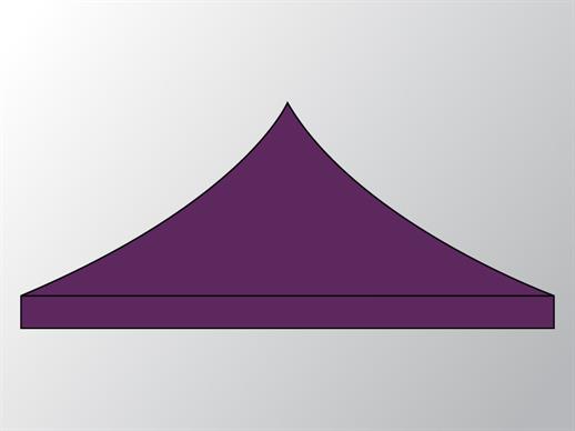 Cobertura de teto para Tenda Dobrável FleXtents 3x3m, Roxo