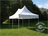 Tenda Dobrável FleXtents PRO Peak Pagoda 3x6m Branco, Inclui 6 paredes laterais