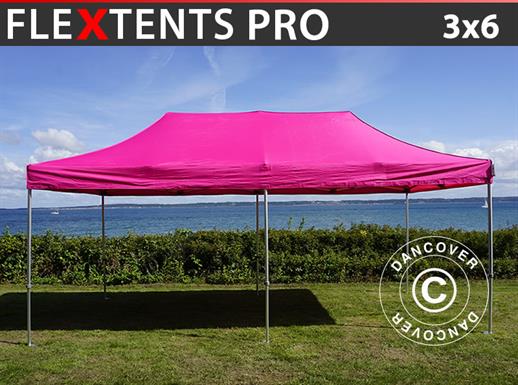 Pop up gazebo FleXtents PRO 3x6 m Pink Pop up gazebo FleXtents PRO 3x6 m Pink
