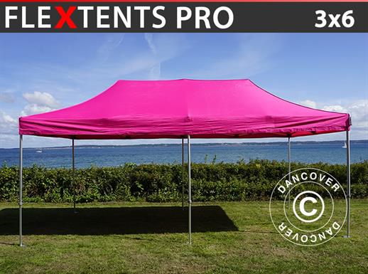 Vouwtent/Easy up tent FleXtents PRO 3x6m Roze