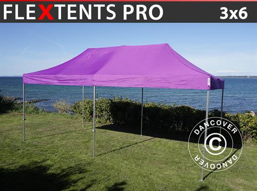 Prekybinė palapinė FleXtents PRO 3x6m Purpurine