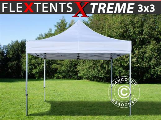Vouwtent/Easy up tent FleXtents Xtreme 60 3x3m Wit