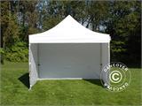Pop up gazebo FleXtents PRO 4x4 m White, incl. 4 sidewalls Pop up gazebo FleXtents PRO 4x4 m White, incl. 4 sidewalls