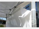 Tente pliante FleXtents PRO 4x4m Blanc, avec 4 cotés