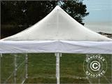 Gazebo pieghevole FleXtents PRO 3x6m Trasparente, inclusi 6 fianchi