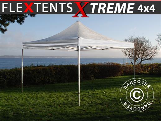 Vouwtent/Easy up tent FleXtents Xtreme 50 4x4m Doorzichtig