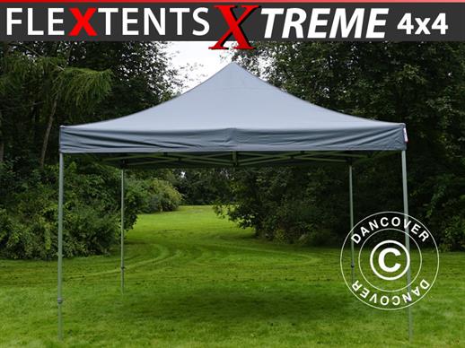 Gazebo pieghevole FleXtents Xtreme 50 4x4m Grigio