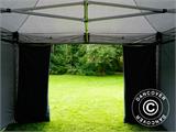 Tente pliante FleXtents Xtreme 50 4x4m Gris, avec 4 cotés