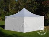 Carpa plegable FleXtents PRO 5x5m Blanco, Incl. 4 lados