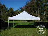 Pop up gazebo FleXtents PRO 5x5 m White, incl. 4 sidewalls