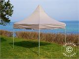 Carpa plegable FleXtents PRO Peak Pagoda 3x3m Latte