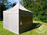 Tente pliante FleXtents PRO Peak Pagoda 3x3m Latte, Incl. 4 parois latérales Tente pliante FleXtents PRO Peak Pagoda 3x3m Latte, Incl. 4 parois latérales