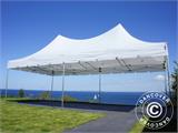 Vouwtent/Easy up tent FleXtents PRO Peak Pagoda 4x8m Wit