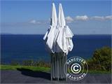 Tente pliante FleXtents PRO Peak Pagoda 4x8m Blanc Tente pliante FleXtents PRO Peak Pagoda 4x8m Blanc