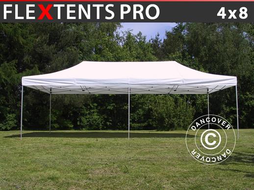 Pop up gazebo FleXtents PRO 4x8 m White Pop up gazebo FleXtents PRO 4x8 m White