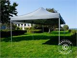 Tente pliante FleXtents PRO 4x8m Gris, avec 6 cotés