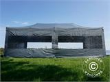 Tenda Dobrável FleXtents Xtreme 50 4x8m Cinza, incl. 6 paredes laterais