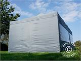 Snabbtält FleXtents Xtreme 50 4x8m Grå, inkl. 6 sidor