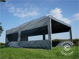 Carpa plegable FleXtents Xtreme 50 4x8m Gris, Incl. 6 lados