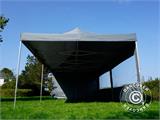 Carpa plegable FleXtents Xtreme 50 4x8m Gris, Incl. 6 lados