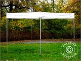 Carpa plegable FleXtents® PRO Exhibition 3x3m, Blanco, Ignífugo