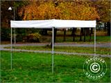 Gazebo rapido FleXtents® Xtreme 50 Exhibition 3x3m, Bianco, Ritardante di Fiamma