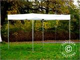 Carpa plegable FleXtents® Xtreme 50 Exhibition 3x3m, Blanco, Ignífugo