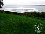 Pop up gazebo FleXtents® Xtreme 50 Exhibition w/sidewalls, 3x3 m, White, Flame Retardant