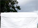 Pop up gazebo FleXtents® Xtreme 50 Exhibition w/sidewalls, 3x3 m, White, Flame Retardant