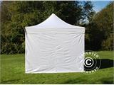 Pop up gazebo FleXtents PRO 3x3 m White, Flame retardant, incl. 4 sidewalls