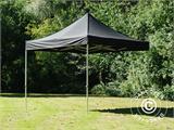 Pop up gazebo FleXtents PRO 3x3 m Black, Flame retardant Pop up gazebo FleXtents PRO 3x3 m Black, Flame retardant